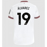 Camiseta West Ham United Edson Alvarez #19 Segunda Equipación Replica 2023-24 mangas cortas